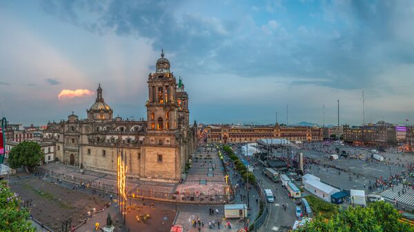 Вид на центр города Мехико, Мексика - اسپوتنیک افغانستان  