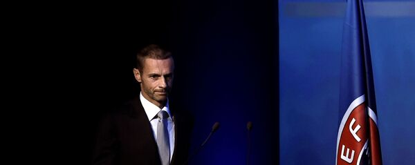 Президент УЕФА Александр Сеферин Президент УЕФА Александр Сеферин - اسپوتنیک افغانستان
