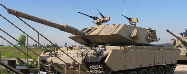 Израильский основной боевой танк «Магах-7», модификация американского танка М60, состоявший на вооружении армии Израиля Израильский основной боевой танк «Магах-7», модификация американского танка М60, состоявший на вооружении армии Израиля - اسپوتنیک افغانستان