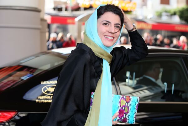 لیلا خاتمی هنرپیشه سینما در جشنواره سینمایی کن - اسپوتنیک افغانستان  