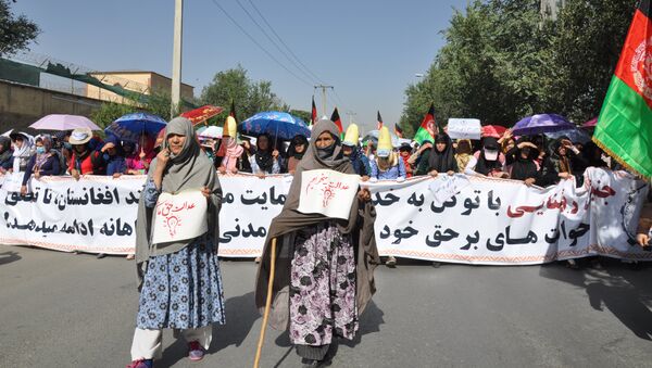 ادامه اعتراضات مدنی؛ جنبش روشنایی - اسپوتنیک افغانستان  