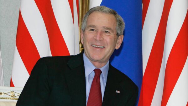 اقدام جالب جورج دبلیو بوش برای خوب  نشان دادن خودش + عکس - اسپوتنیک افغانستان  