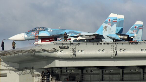 علت سقوط هواپیما های کشتی دریاسالار کوزنتسوف نام برده شد - اسپوتنیک افغانستان  