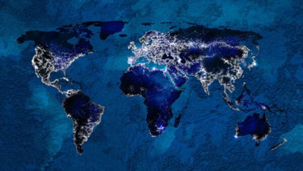 Карта глобального взаимодействия на планете Земля - اسپوتنیک افغانستان  