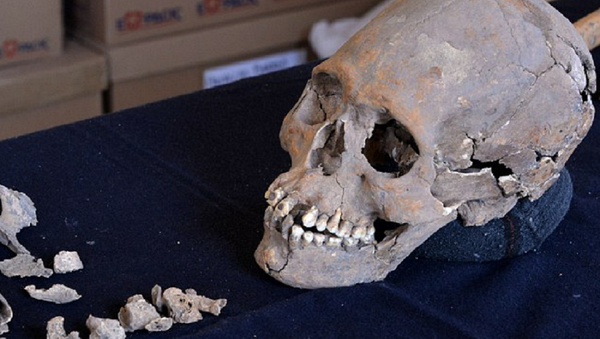 Skeleton With Stone-Encrusted Teeth Found In Mexico Ancient Ruins - اسپوتنیک افغانستان  