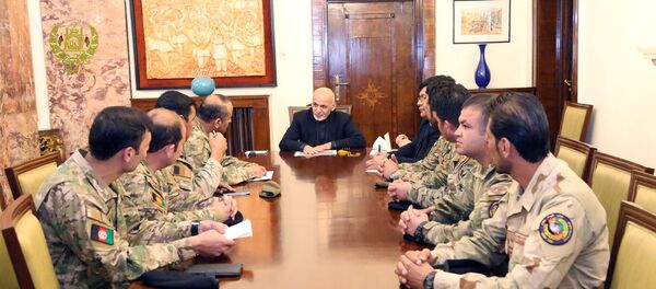 اشرفغنی به فرماندهان قطعات خاص پولیس: شما مانند فرزندان من هستید اشرفغنی به فرماندهان قطعات خاص پولیس: شما مانند فرزندان من هستید - اسپوتنیک افغانستان