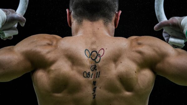 Элефтериос Петруниас на разминке на XXXI летних Олимпийских играх - اسپوتنیک افغانستان  