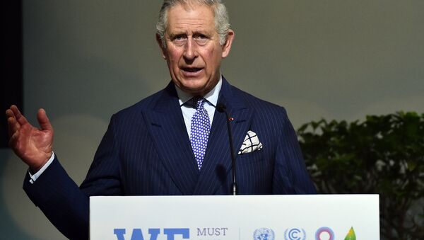 Britain's Prince Charles, The Prince of Wales delivers a speech on Forests as part of the United Nations conference on climate change COP21, on December 1, 2015 at Le Bourget, on the outskirts of the French capital Paris - اسپوتنیک افغانستان  