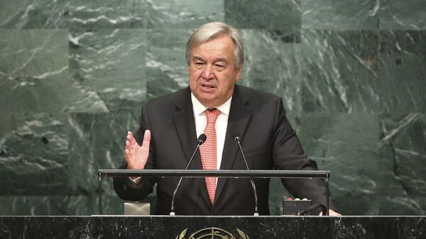 آنتونیو گوترش، سر منشی سازمان ملل متحد  - اسپوتنیک افغانستان  