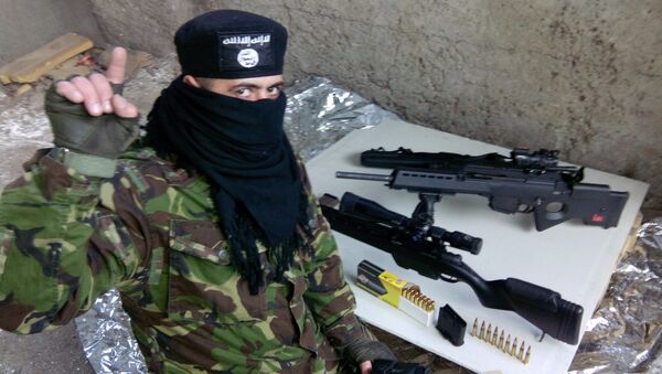 Боевики Исламского государства в украинском националистическом полку Азов - اسپوتنیک افغانستان  
