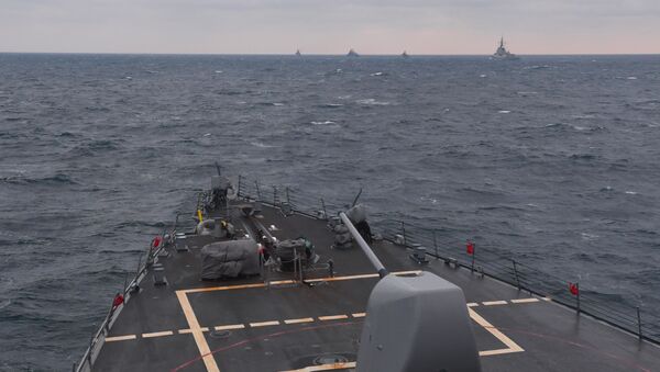 حرکت کشتی جنگی امریکا به سمت شبه جزیره کوریا - اسپوتنیک افغانستان  