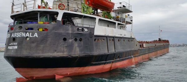 غرق شدن کشتی باربری ترکی در دریای سیاه غرق شدن کشتی باربری ترکی در دریای سیاه - اسپوتنیک افغانستان