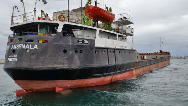 غرق شدن کشتی باربری ترکی در دریای سیاه - اسپوتنیک افغانستان  
