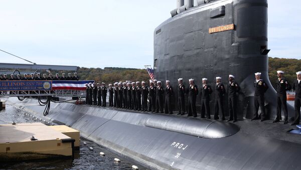 Церемония запуска атомной подлодки ВМС США Иллинойс - اسپوتنیک افغانستان  
