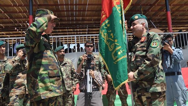 والی نو بلخ در قرارگاه نظامی معرفی می‌شود - اسپوتنیک افغانستان  