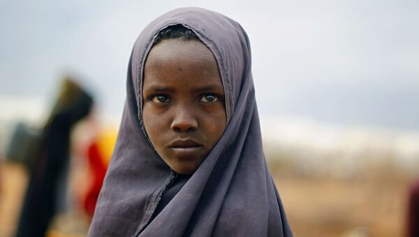 Сомалийская девушка в лагере ООН на востоке Кении - اسپوتنیک افغانستان  