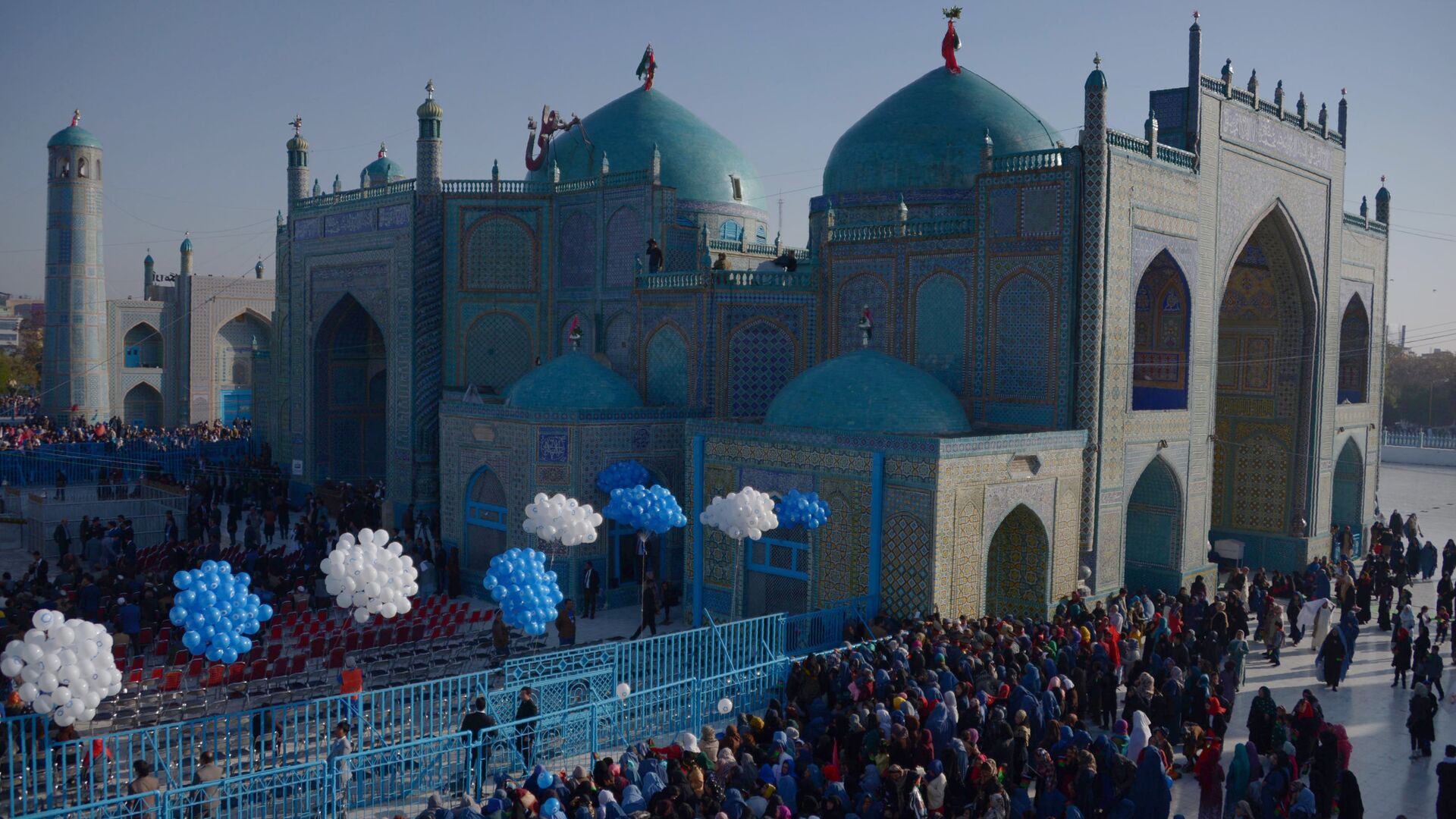 Голубая мечеть в Мазари-Шарифе, Афганистан - اسپوتنیک افغانستان  , 1920, 11.10.2022