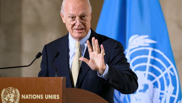 سازمان ملل مذاکرات صلح سوریه را در ماه جاری از سر می گیرد - اسپوتنیک افغانستان  