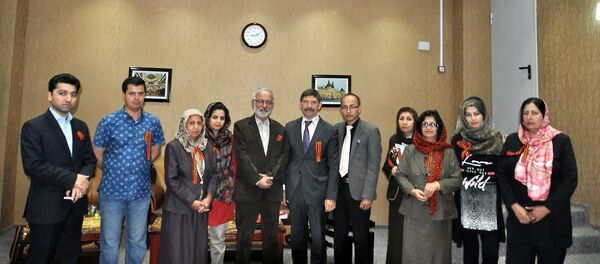 دیدار استادان دیپارتمنت روسی دانشگاه کابل با مسئول فرهنگی سفارت روسیه دیدار استادان دیپارتمنت روسی دانشگاه کابل با مسئول فرهنگی سفارت روسیه - اسپوتنیک افغانستان