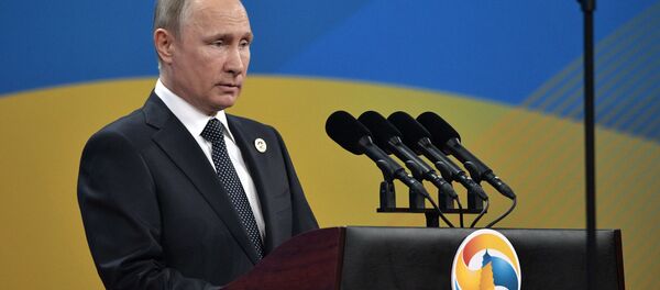 Владимир Путин выступает на церемонии открытия Международного форума Один пояс, один путь - اسپوتنیک افغانستان  