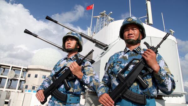 Военнослужащие Военно-морского флота Китая у островов Наньша - اسپوتنیک افغانستان  