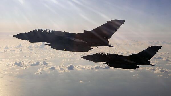Истребители Королевских ВВС Великобритании Tornado GR4 во время военной операции в Ливии - اسپوتنیک افغانستان  