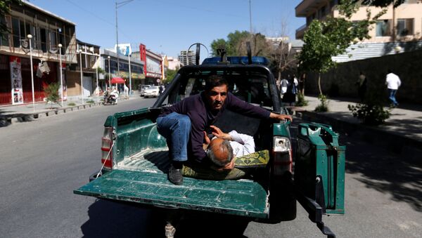 Пострадавший в результате взрыва в Кабуле - اسپوتنیک افغانستان  