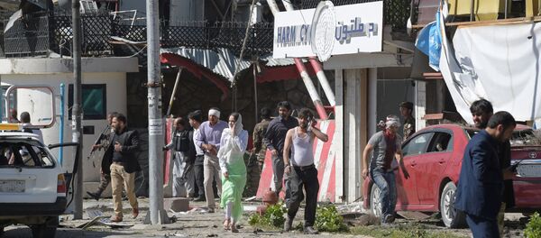 Место взрыва в Кабуле - اسپوتنیک افغانستان  