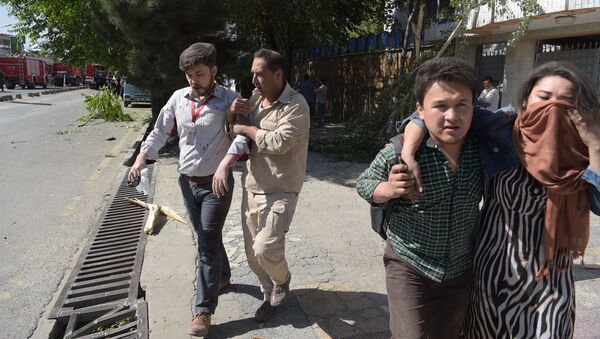 Пострадавшие в результате взрыва в Кабуле - اسپوتنیک افغانستان  