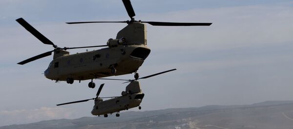 Военно-транспортные вертолеты CH-47 Chinook ВВС США Военно-транспортные вертолеты CH-47 Chinook ВВС США - اسپوتنیک افغانستان
