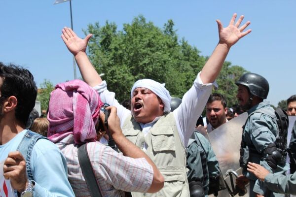 گزارش تصویری از تظاهرات ضد دولتی در کابل - اسپوتنیک افغانستان  