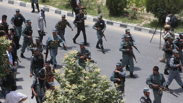 نیروهای پولیس در شهر کابل - اسپوتنیک افغانستان  