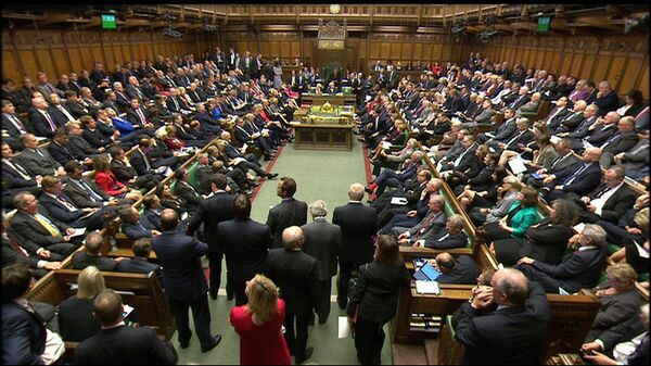 British lawmakers in the Houses of Parliament - اسپوتنیک افغانستان  