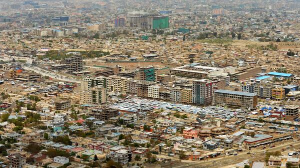 A general view of Kabul city beneath Koh-e Asmai, popularly called the TV Mountain - اسپوتنیک افغانستان  