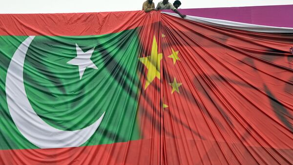 Flags of Pakistan and China - اسپوتنیک افغانستان  