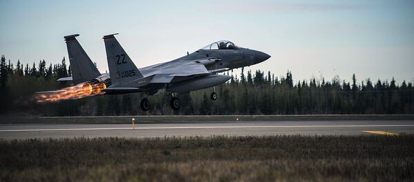 U.S. Air Force F-15 Eagle tactical fighter jet U.S. Air Force F-15 Eagle tactical fighter jet - اسپوتنیک افغانستان