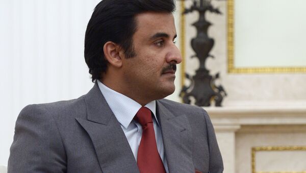 شیخ تمیم‌بن حمد آل‌ثانی امیر قطر  - اسپوتنیک افغانستان  