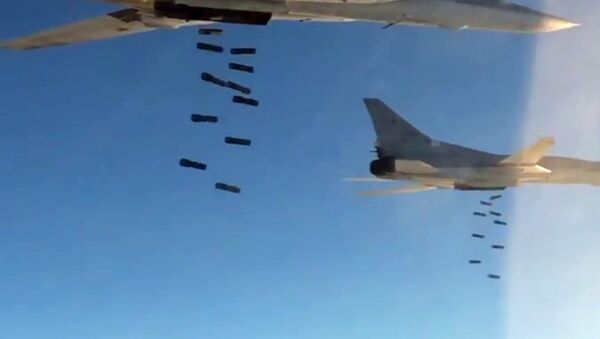 حملات قوای هوائی روسیه بر داعش - اسپوتنیک افغانستان  