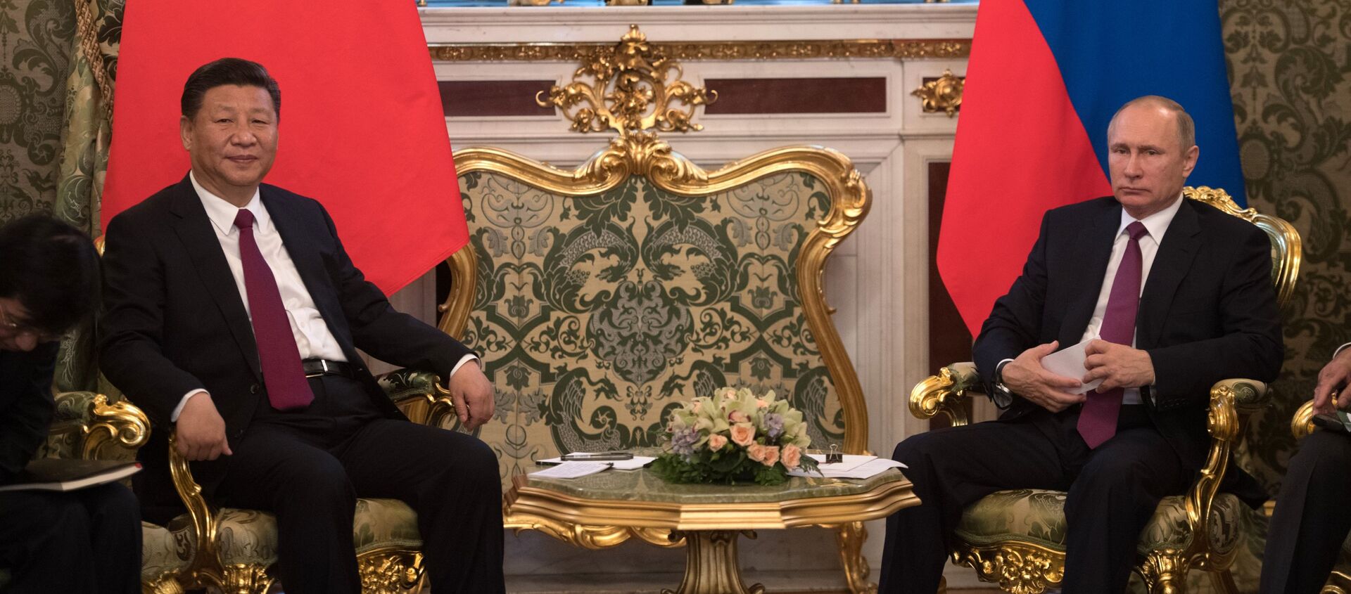 Председатель Китайской Народной Республики Си Цзиньпин и президент РФ Владимир Путин во время встречи в Москве - اسپوتنیک افغانستان  , 1920, 04.07.2017
