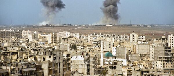 Вид на разрушенные кварталы Алеппо, несколько лет назад - первый по величине город Сирии. 18.02.2016 Вид на разрушенные кварталы Алеппо, несколько лет назад - первый по величине город Сирии. 18.02.2016 - اسپوتنیک افغانستان