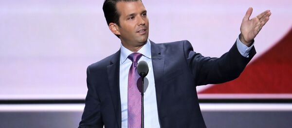 Сын президента США Дональда Трампа Дональд Трамп-младший Сын президента США Дональда Трампа Дональд Трамп-младший - اسپوتنیک افغانستان