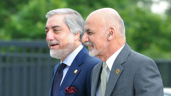 Премьер-министр и президент Афганистана Абдулла Абдулла и Ашраф Гани - اسپوتنیک افغانستان  