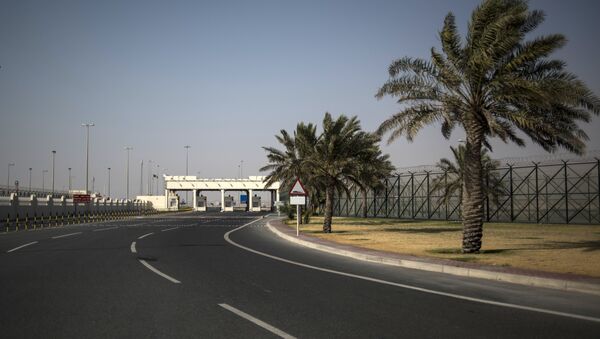 Checkpoint on the closed border between Qatar and Saudi Arabia - اسپوتنیک افغانستان  