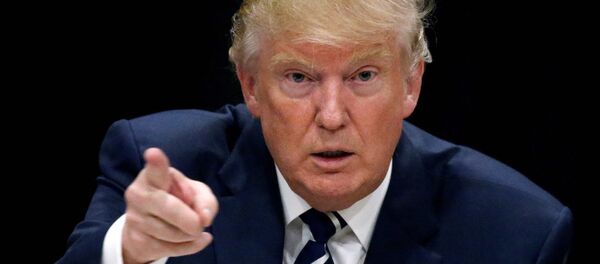 U.S. Republican presidential nominee Donald Trump appears at a campaign roundtable event in Manchester, New Hampshire, U.S., October 28, 2016 U.S. Republican presidential nominee Donald Trump appears at a campaign roundtable event in Manchester, New Hampshire, U.S., October 28, 2016 - اسپوتنیک افغانستان