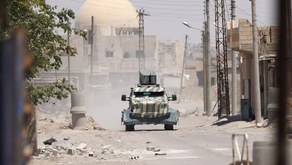 Военная техника Демократических сил Сирии в провинции Ракка - اسپوتنیک افغانستان  