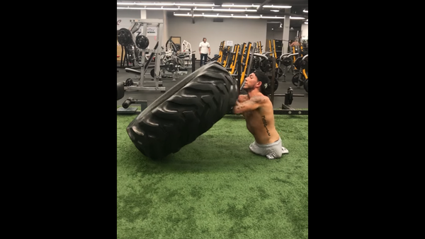Exercising With a 152 lb Tire - اسپوتنیک افغانستان  
