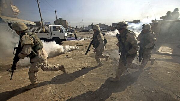 Американские солдаты во время военной операции в Ираке - اسپوتنیک افغانستان  