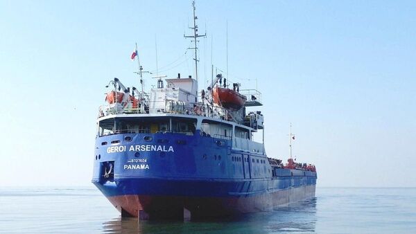 کشتی باربری در سواحل کریمه غرق شد - اسپوتنیک افغانستان  