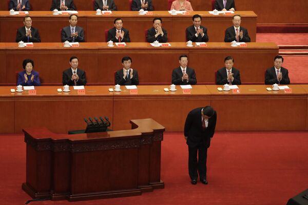 سی جین پینگ رهبر خلق چین در مراسم  90 سالگرد تاسیس ارتش آزادی بخش - اسپوتنیک افغانستان  
