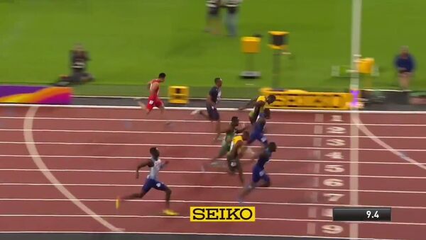 Gatlin wins 100m as Bolt finishes third caused a major upset - اسپوتنیک افغانستان  